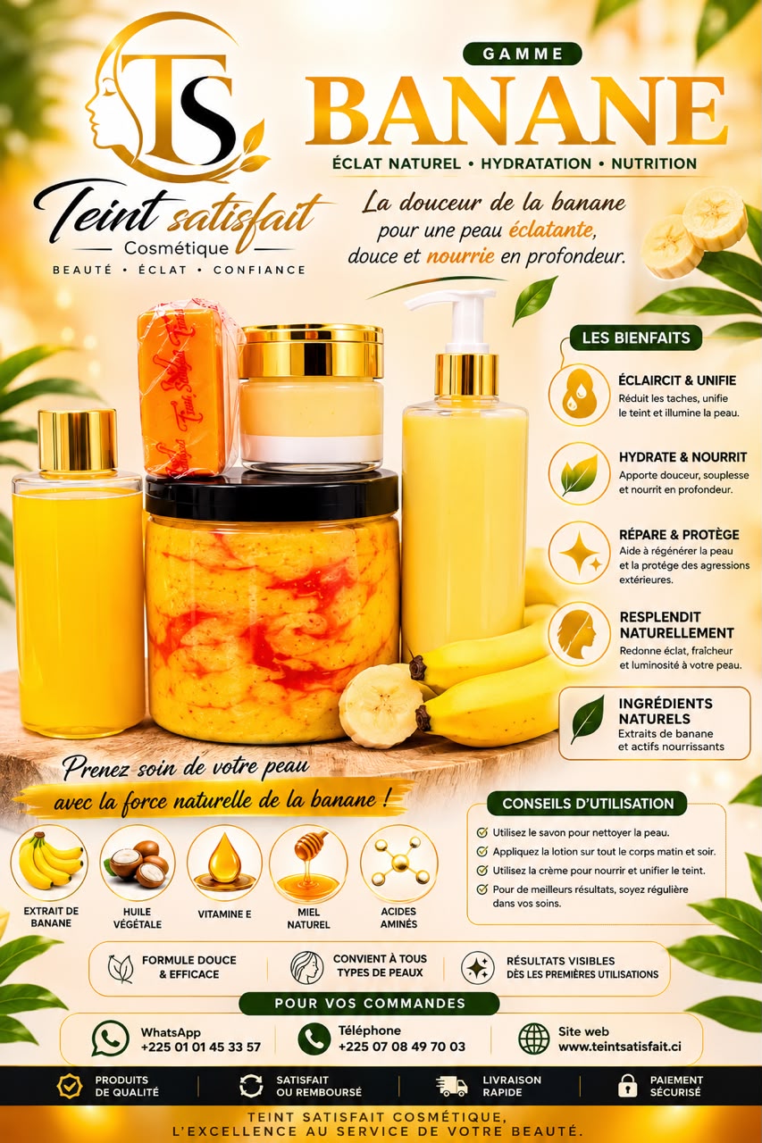 GAMME TEINT JAUNE